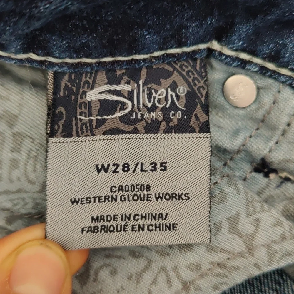 Silver Jeans Aiko Bootcut Women's Blue Denim Low Rise Workwear Y2K Vintage Chic - Picture 9 of 14